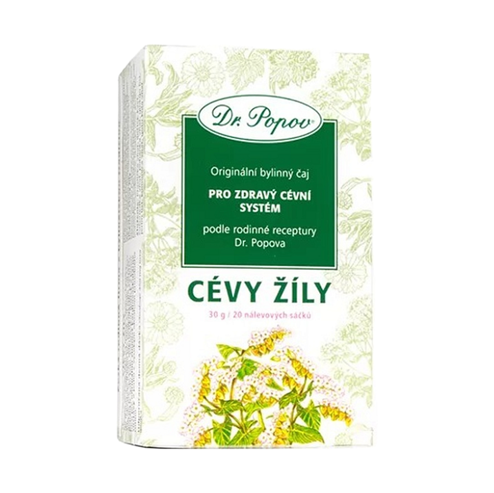 Dr.Popov Čaj Cévy žíly 20x1.5g