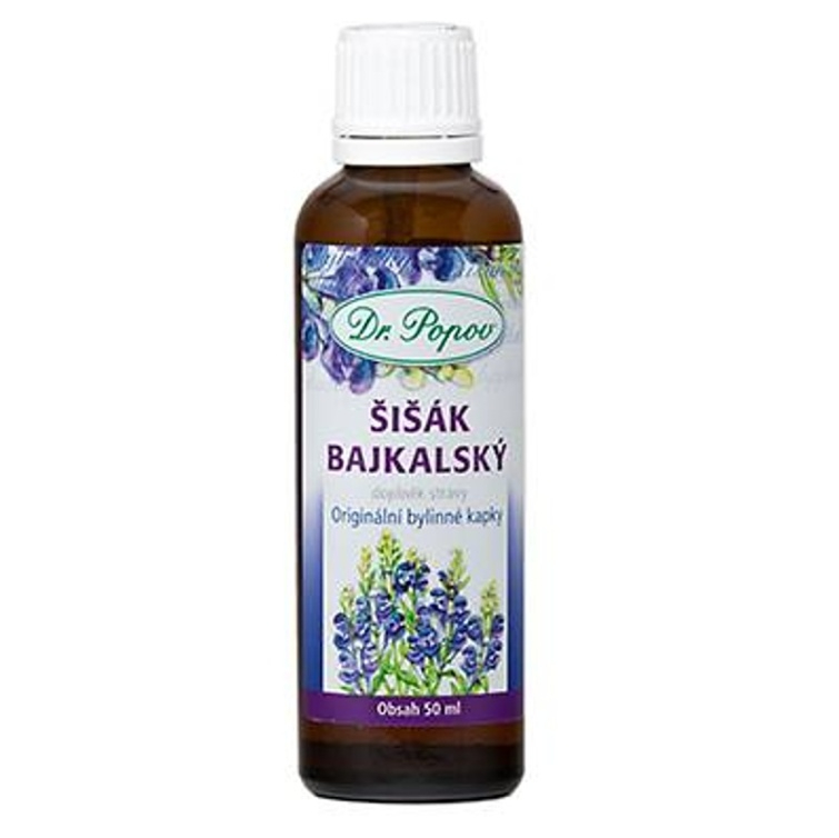 DR. POPOV Šišák bajkalský bylinné kapky 50 ml