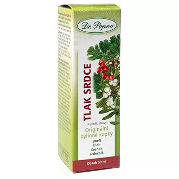 DR.POPOV Kapky bylinné tlak-srdce 50 ml (Bylinné doplňky stravy)