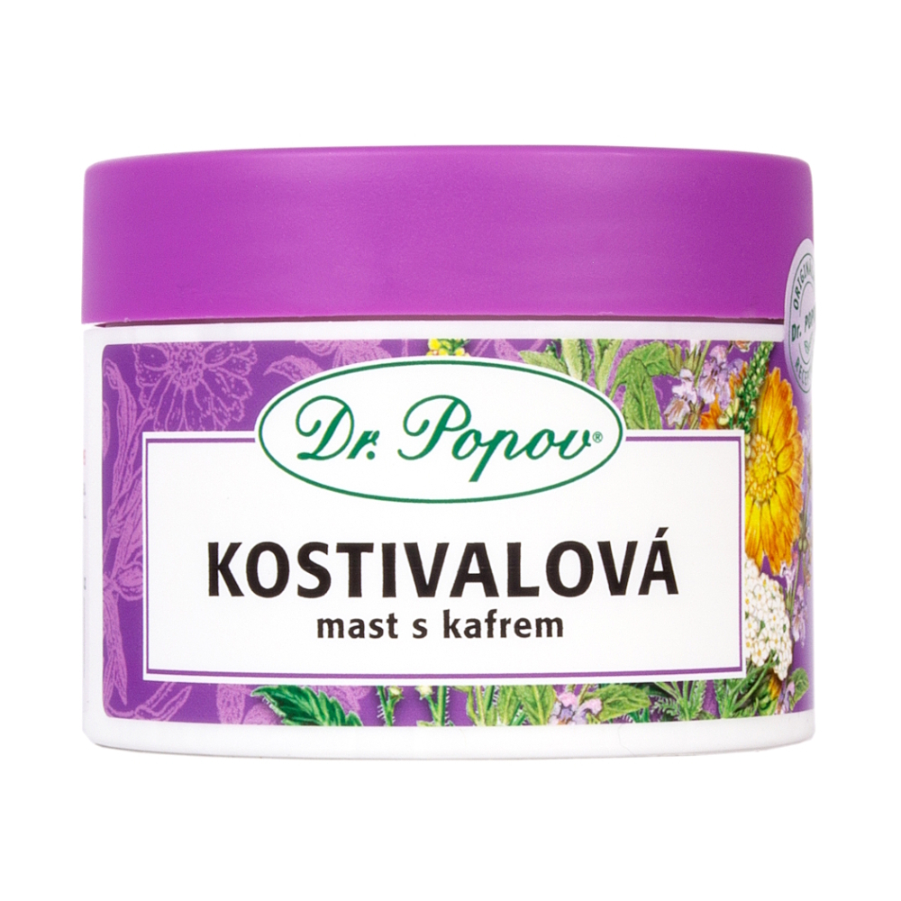 Dr.Popov Kostivalová mast s kafrem 100ml koupíte na Lekarna.cz