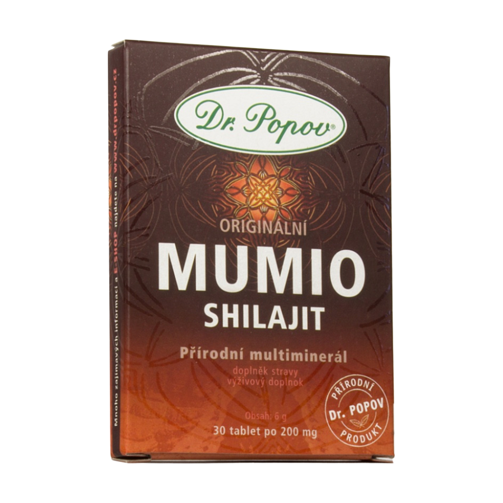 Dr.Popov Mumio 200mg tbl.30 koupíte na Lekarna.cz