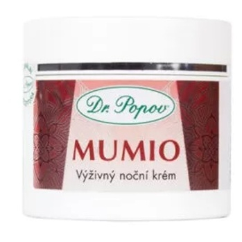 DR. POPOV Mumio noční krém 50 ml (Přírodní pleťové krémy) - Vyživující, Noční, Ostatní, Hydratační
