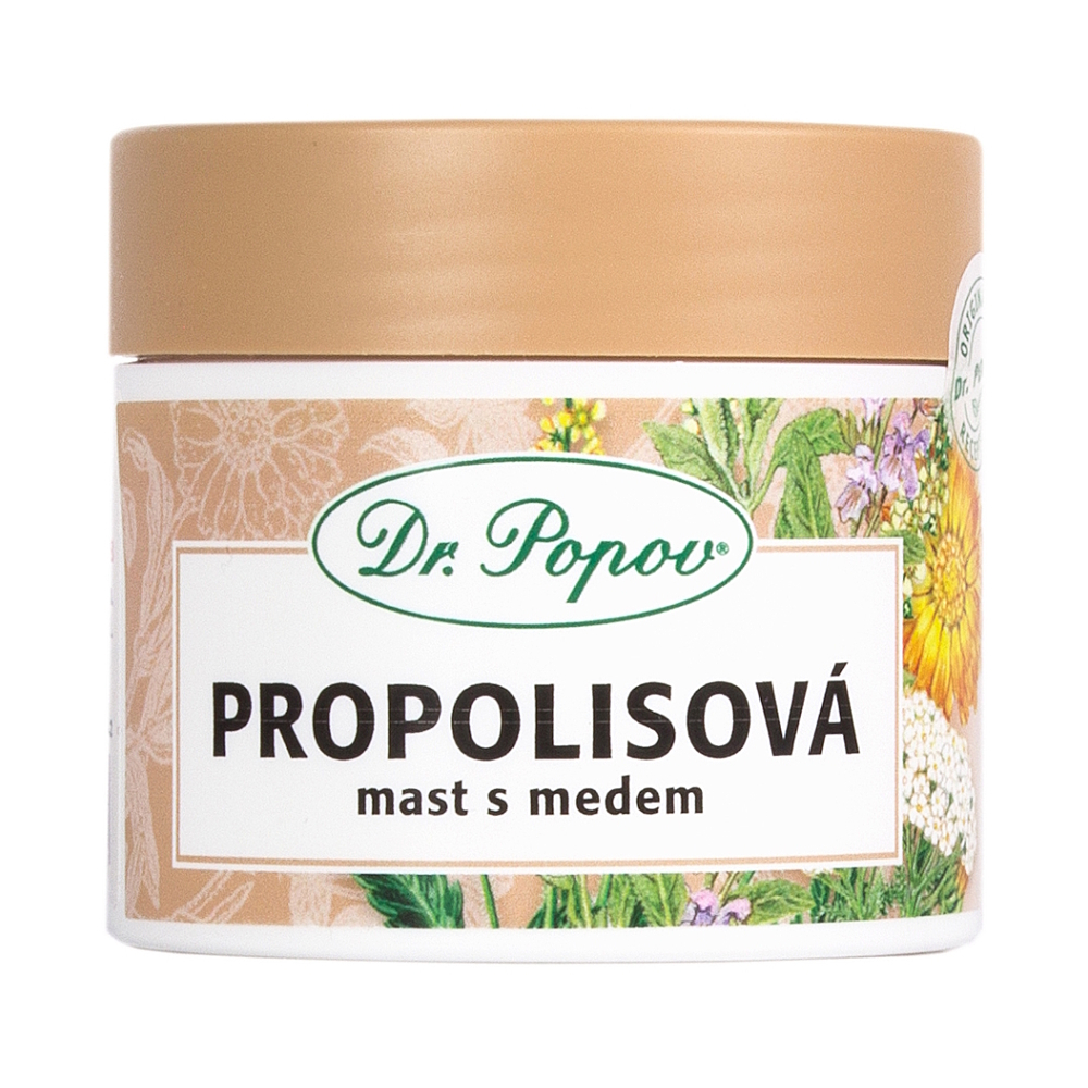 Dr.Popov Propolisová mast s medem 50ml koupíte na Lekarna.cz