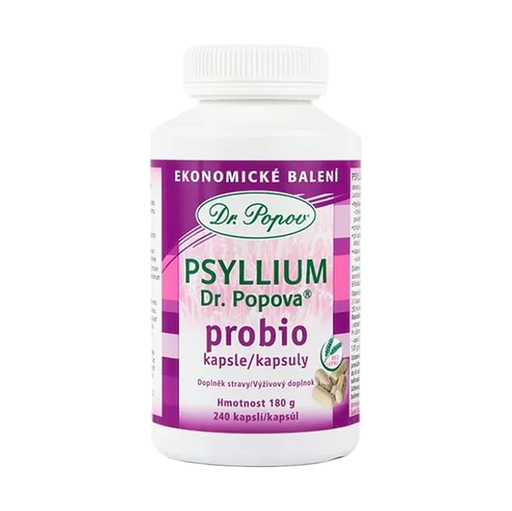 Dr.Popov Psyllium PROBIO cps.120 koupíte na Lekarna.cz