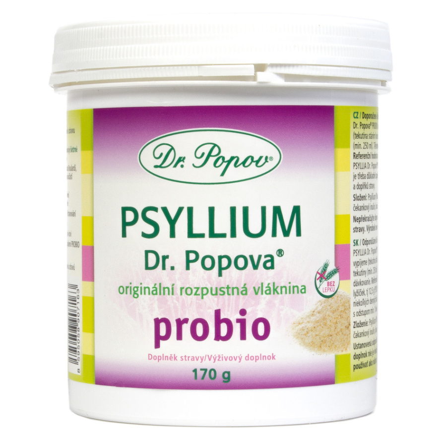 Levně DR.POPOV Psyllium probio 170 g