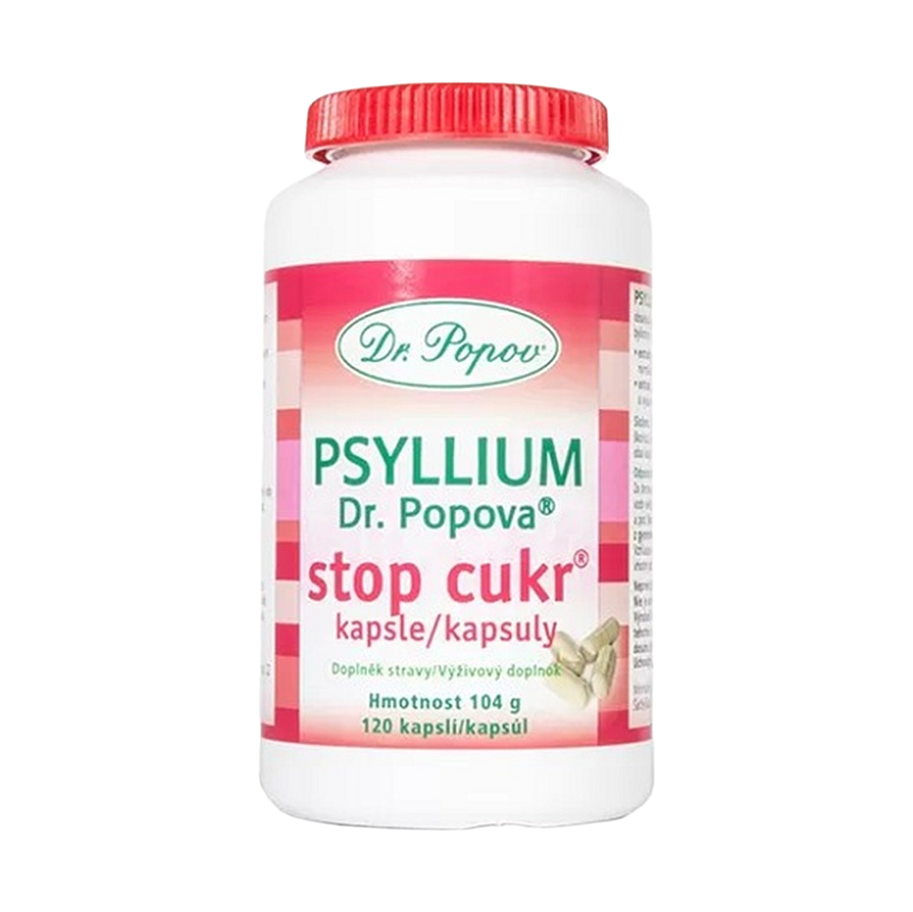 Dr.Popov Psyllium Stopcukr cps.120 koupíte na Lekarna.cz