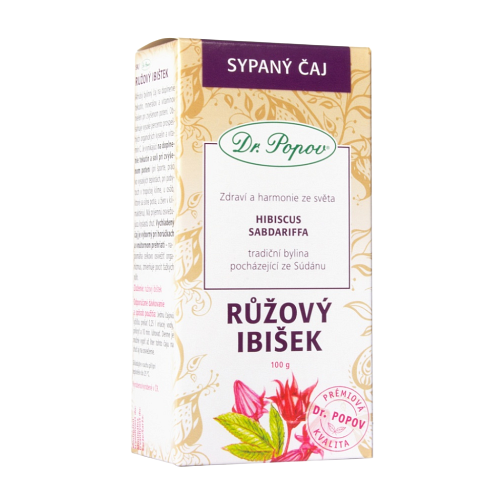 DR. POPOV Růžový ibišek čaj 100 g