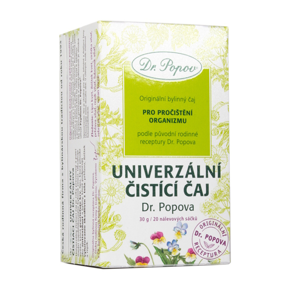 Dr.Popov Čaj Univerzální čistící 20x1.5g