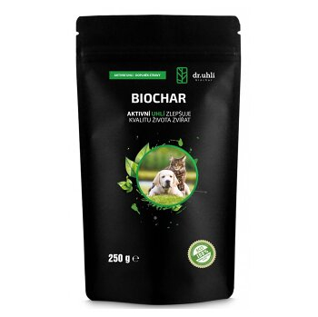 DR UHLI Aktivní uhlí pro zvířata 250 g (Veterinární doplňky stravy na vitalitu)