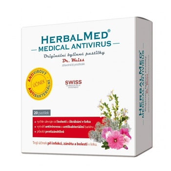 DR. WEISS HerbalMed Medical Antivirus 20 pastilek