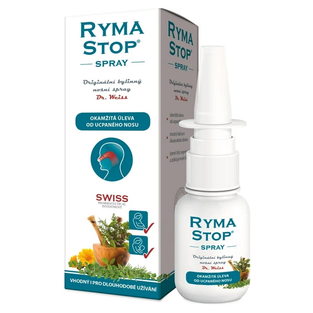 Levně DR. WEISS Rymastop bylinný nosní sprej 30 ml