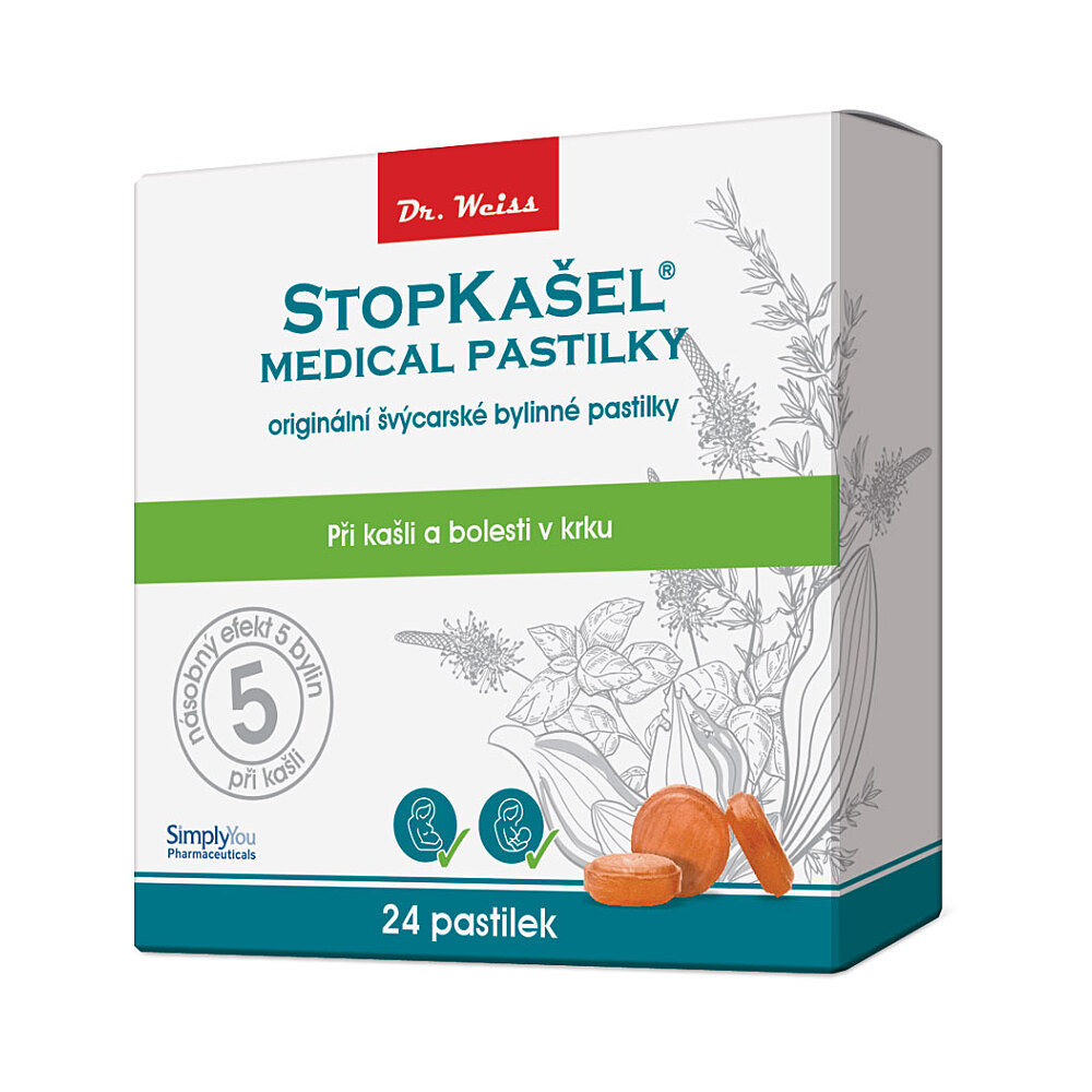 DR. WEISS Stopkašel medical 24 pastilek