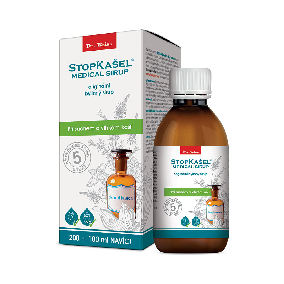 DR. WEISS Stopkašel medical sirup 200+100 ml