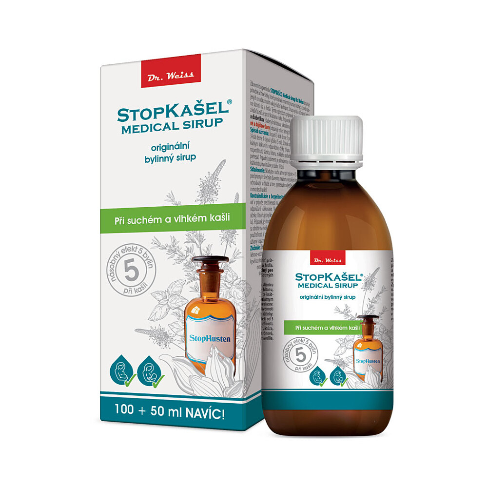 DR. WEISS Stopkašel Medical sirup při kašli 150 ml