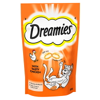 DREAMIES pochoutka pro kočky s kuřecím 60 g