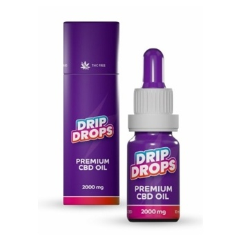 DRIPDROPS Premium CBD oil 2000 mg 10 ml, expirace