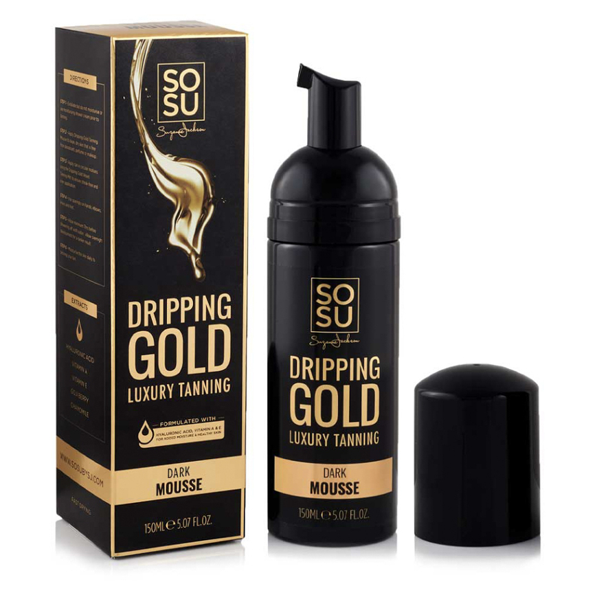 Levně DRIPPING GOLD Samoopalovací pěna Gold Luxury Dark 150 ml