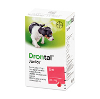DRONTAL Junior pro psy suspenze + aplikátor 50 ml