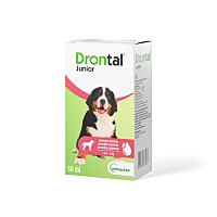 DRONTAL Junior pro psy suspenze + aplikátor 50 ml