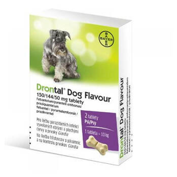DRONTAL Plus flavour a.u.v. 6 tablet (Parazitičtí červi)