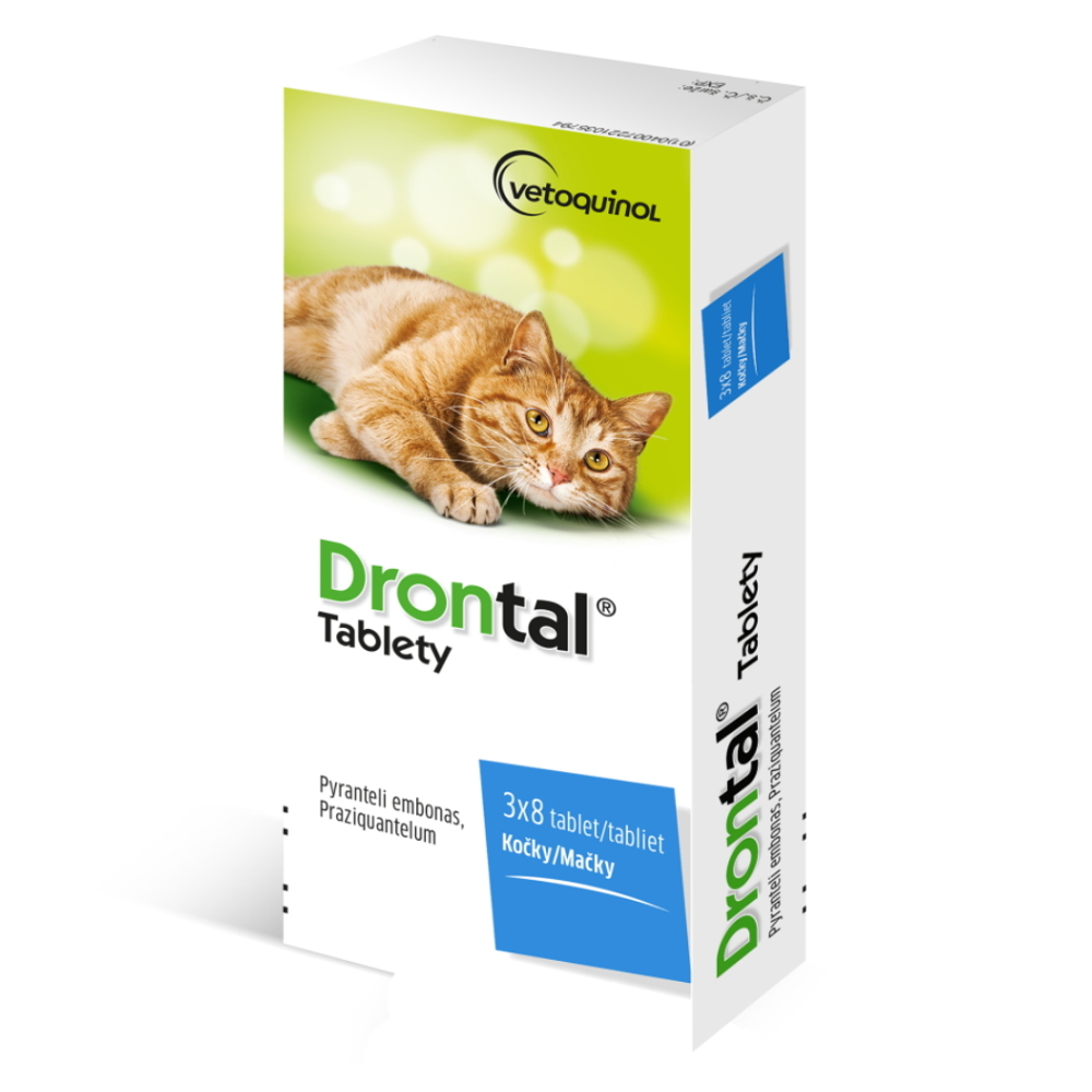 Levně DRONTAL pro kočky 24 tablet