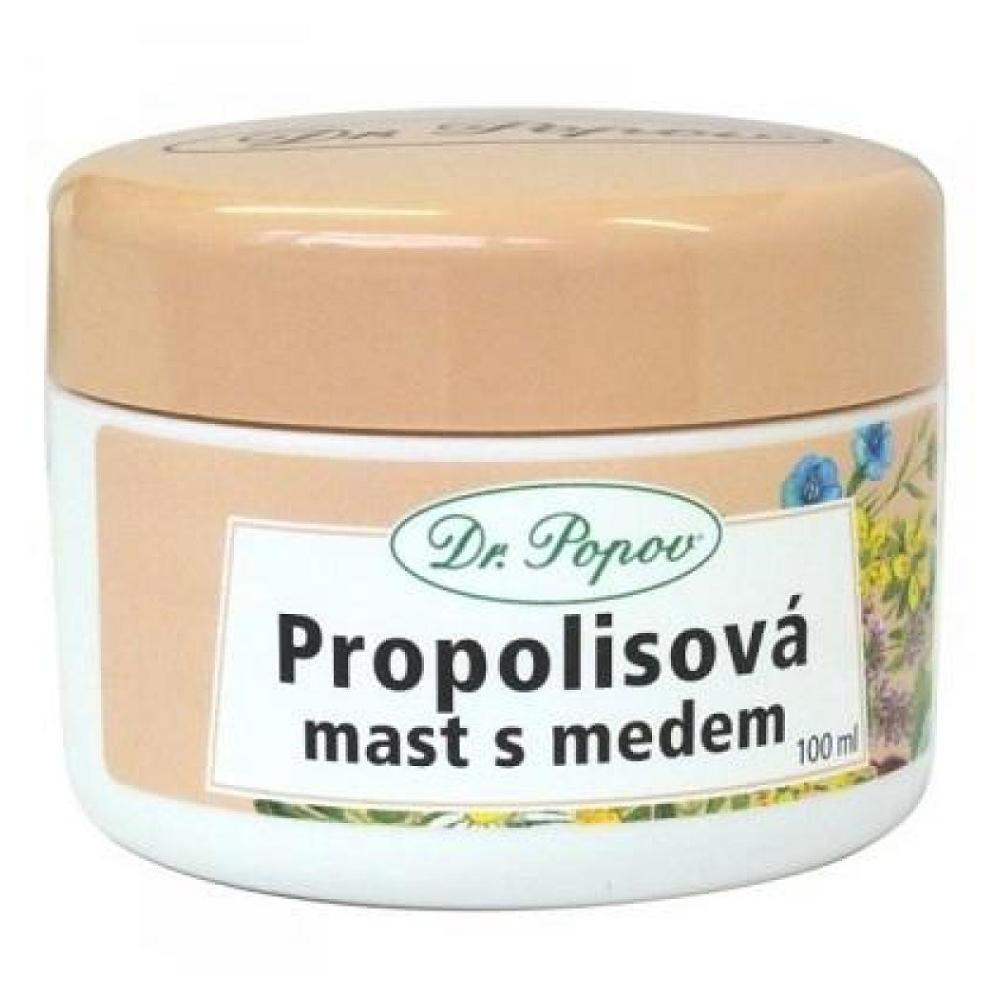 Levně DR. POPOV Propolisová mast s medem 100 ml