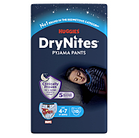 DRY NITES Natahovací kalhotky chlapecké 4-7 let 10 kusů