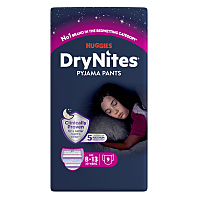 DRY NITES® Natahovací kalhotky pro dívky 8-13 let 9 kusů