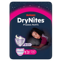 DRY NITES® Natahovací kalhotky pro dívky 8-13 let 9 kusů