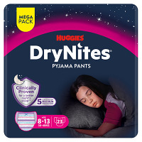 DRY NITES® Mega Natahovací kalhotky pro dívky 8-13 let 23 kusů