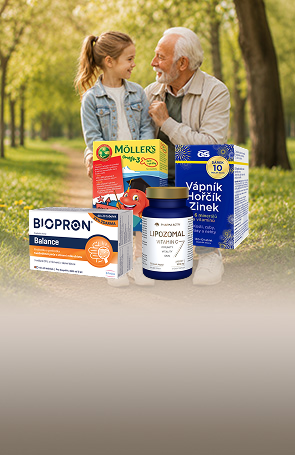 Doplňky stravy a vitamíny v akci