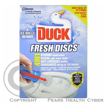 DUCK FRESH discs čistič WC 36ml ledový vítr (Prostředky na toalety a koupelny)