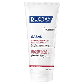 DUCRAY Sabal Šampon regulující tvorbu mazu 200 ml (Dermokosmetika šampóny na vlasy)