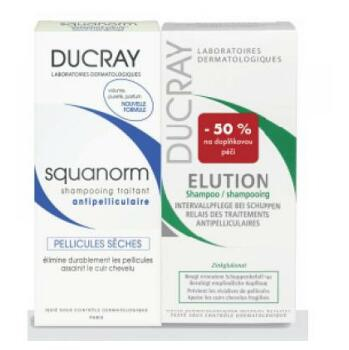 DUCRAY Squanorm suché lupy 200 ml + Elution 200 ml