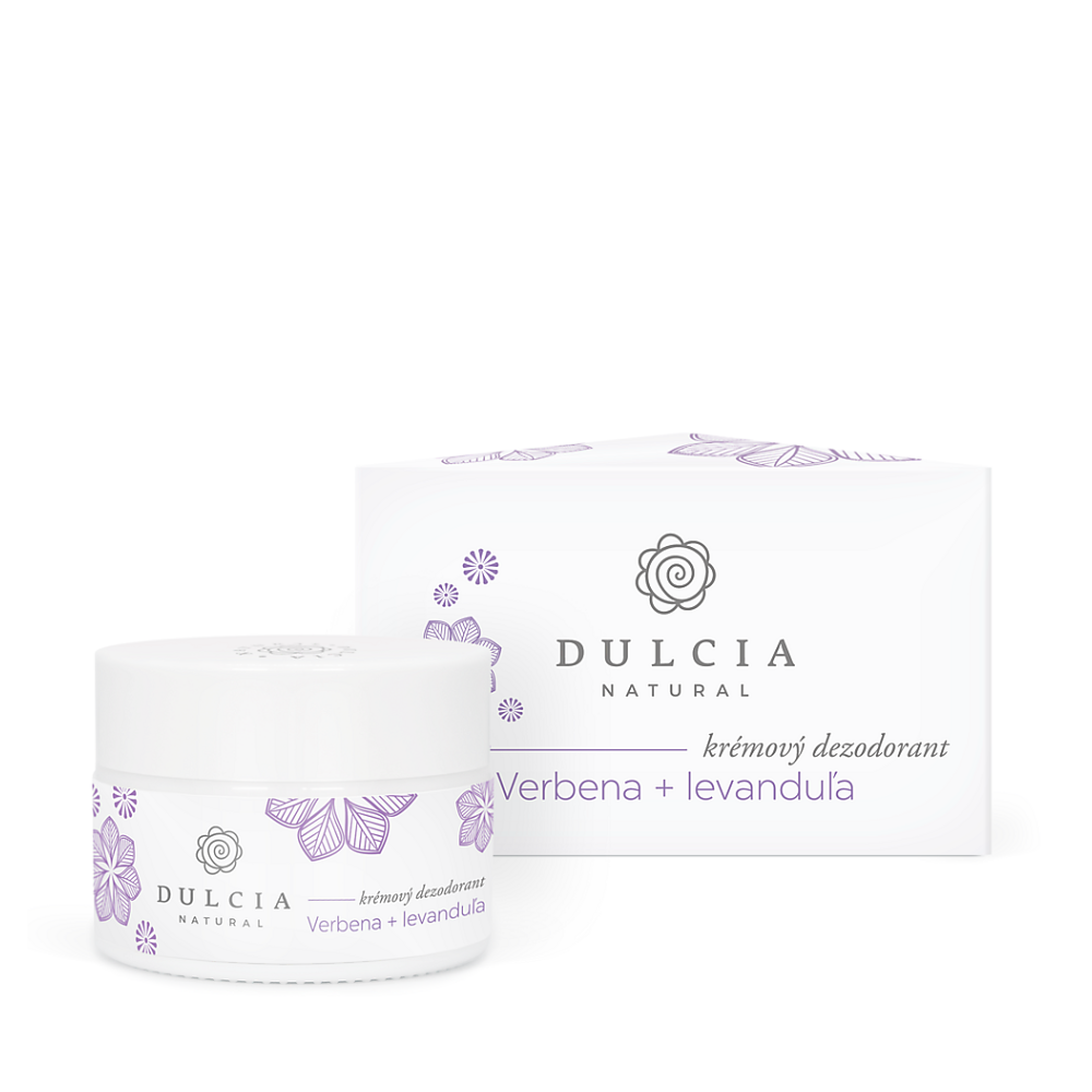 DULCIA Natural Krémový deodorant Verbena – levandule 30 g