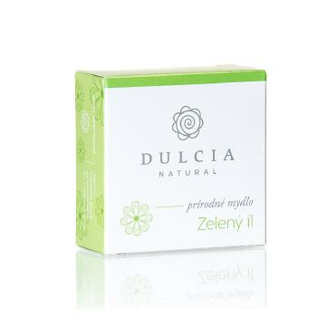 DULCIA Natural Přírodní mýdlo Zelený jíl 90 g