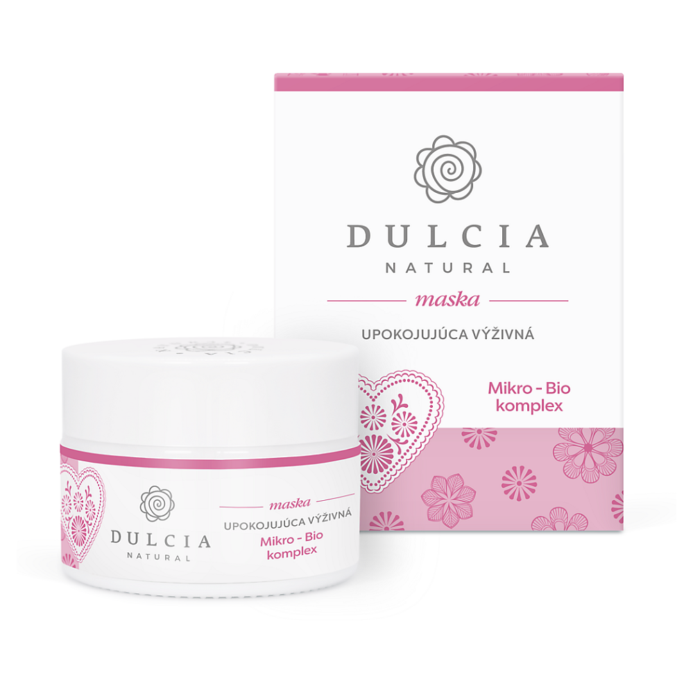 E-shop DULCIA Natural Upokojující výživná maska Mikro-Bio komplex 100 g