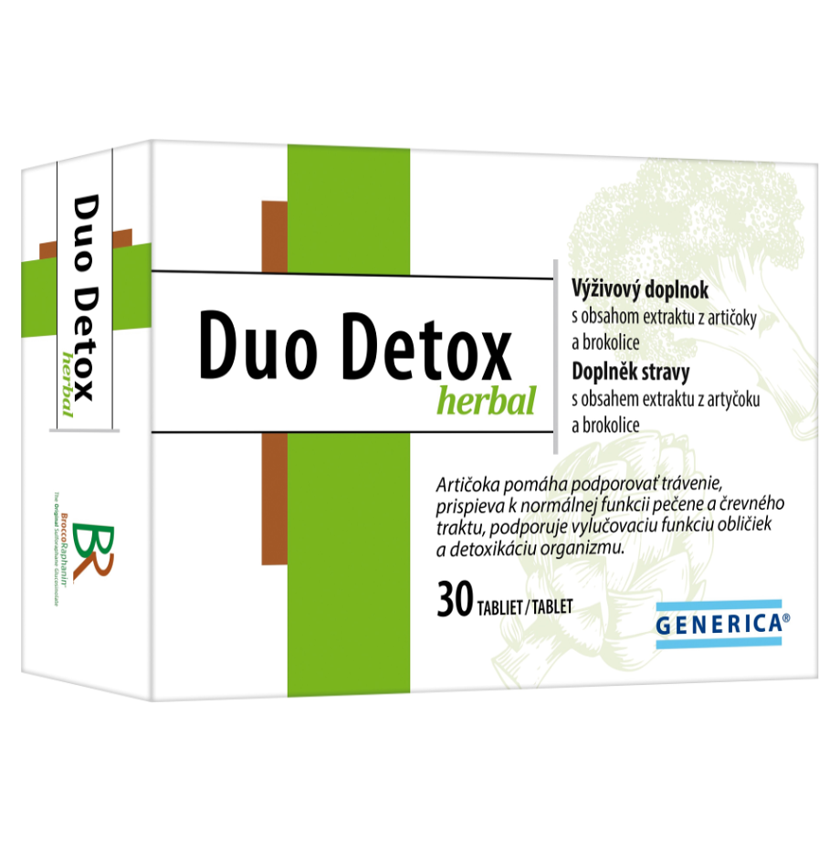 Levně GENERICA Duo detox herbal 30 tablet