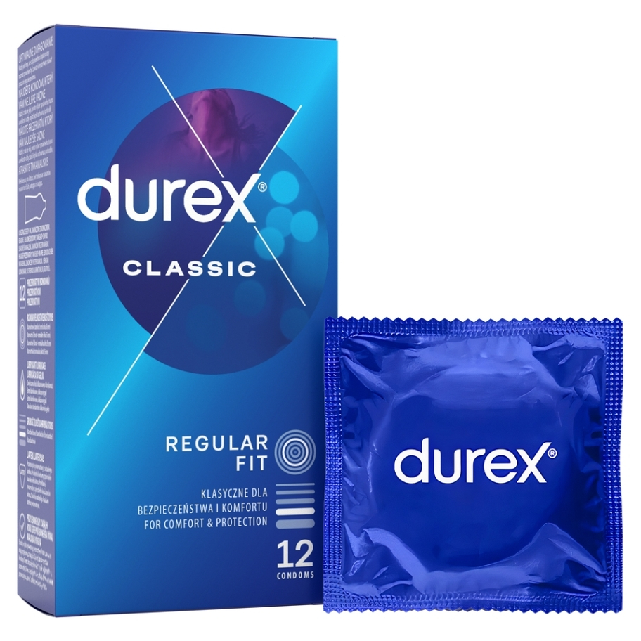 Levně DUREX Classic prezervativ 12 ks
