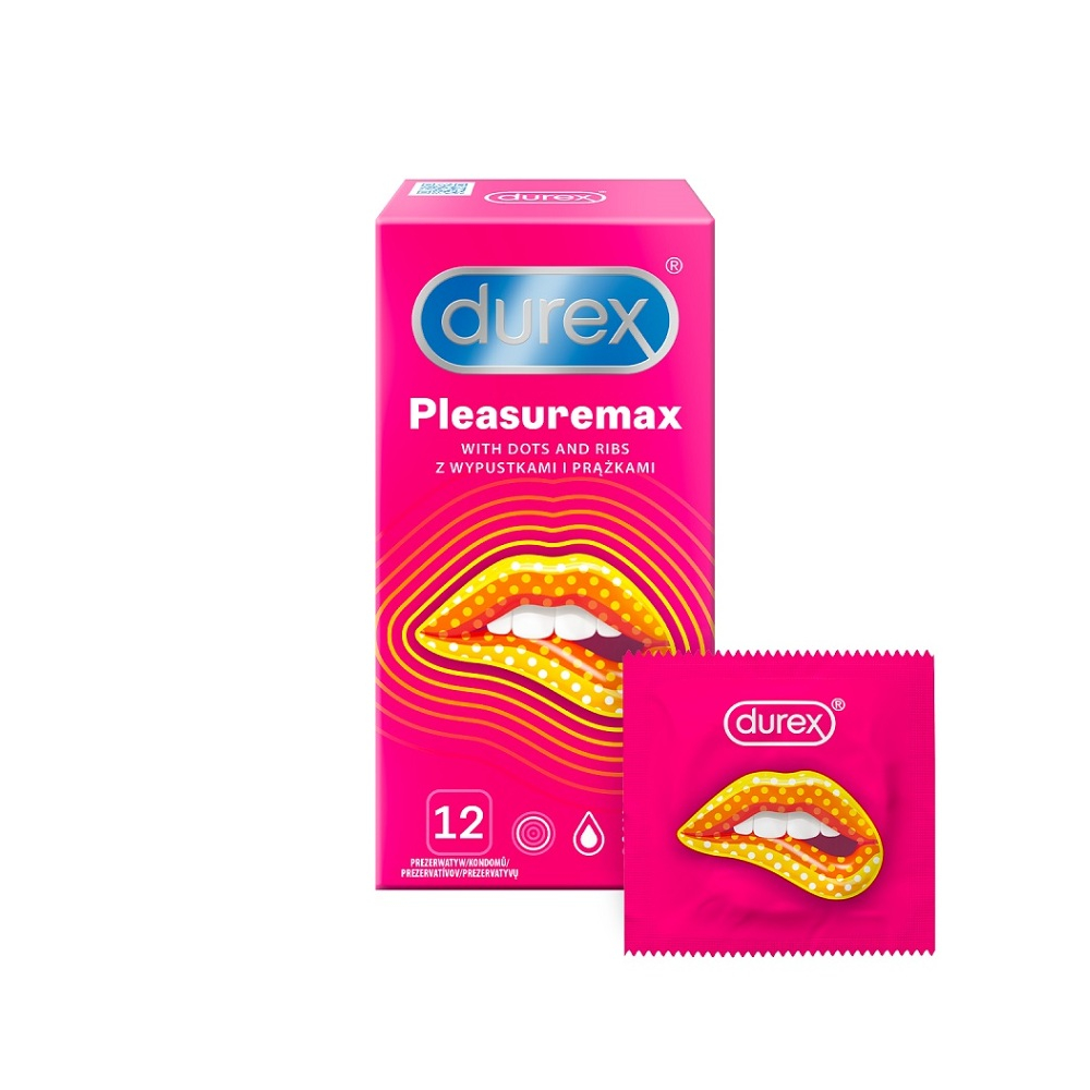 Levně DUREX Pleasuremax kondomy 12 kusů