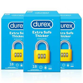 DUREX Extra safe kondomy pack 54 ks