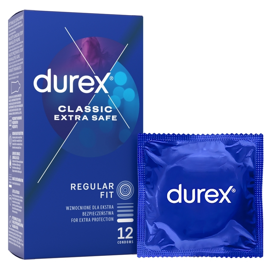 Levně DUREX Extra safe prezervativ 12 kusů
