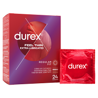 DUREX Feel thin extra lubricated 24 kusů