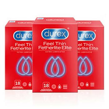 DUREX Feel thin extra lubricated kondomy pack 54 ks