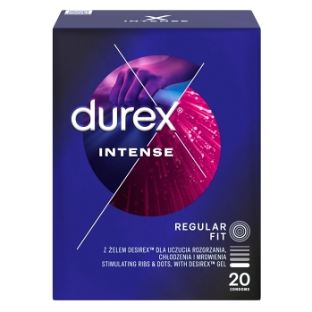DUREX Intense 20 kusů (Kondomy) - Ochranný