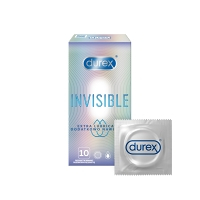 DUREX Invisible extra lubrikované kondomy 10 ks