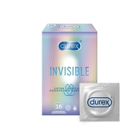 DUREX Invisible extra lubrikované kondomy 16 kusů