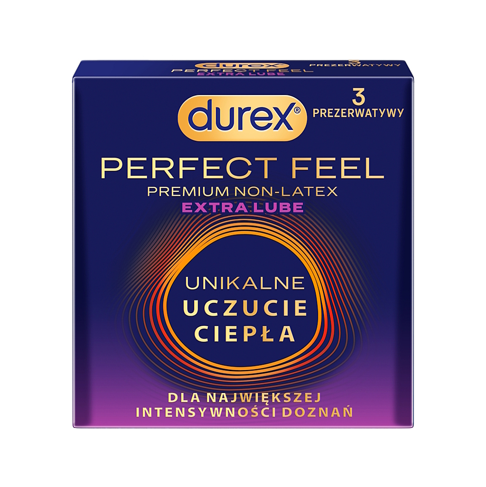 DUREX Perfect feel extra lubricated 3 kusy