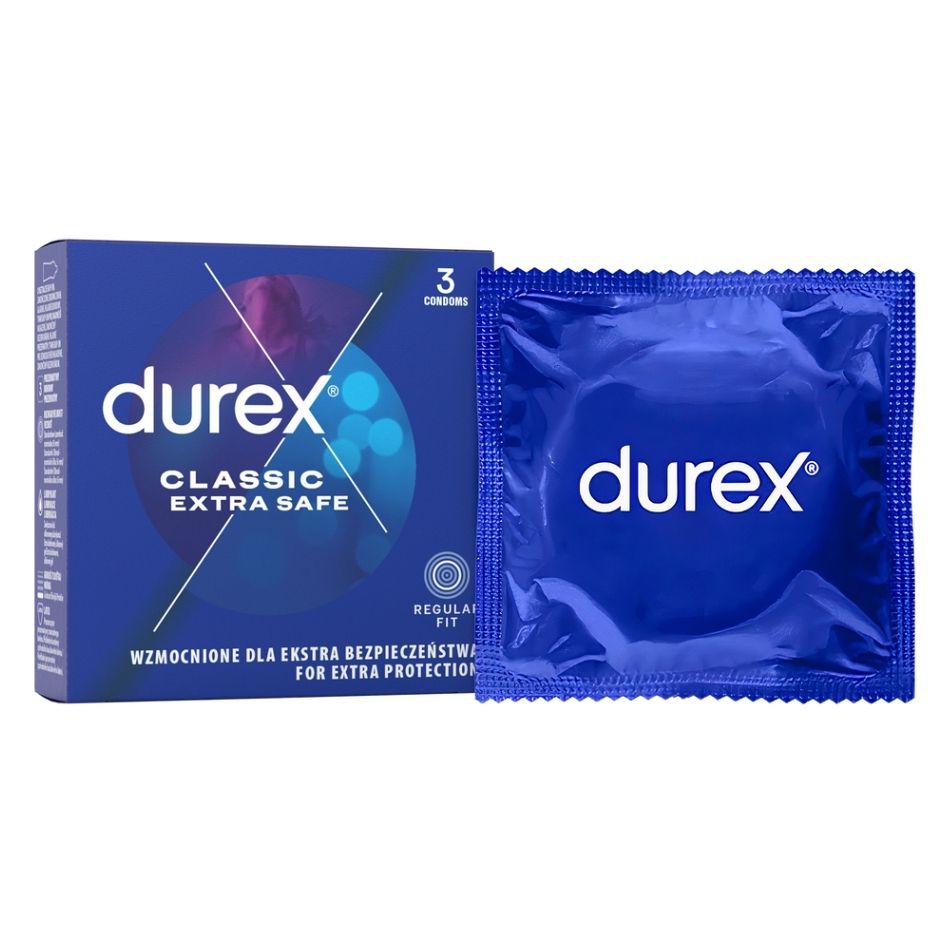 Levně DUREX Extra safe prezervativ 3 kusy