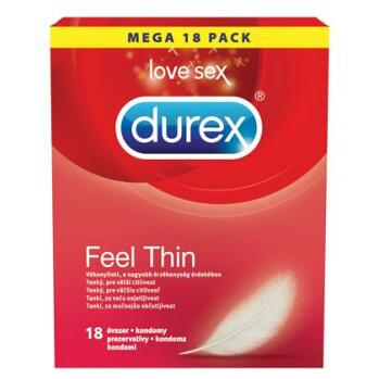 DUREX Prezervativ Feel Thin 18 ks poškozený obal
